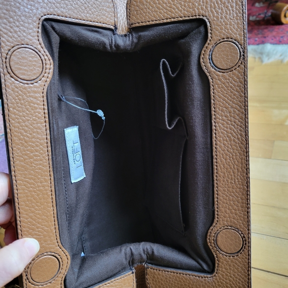 Ann Taylor Loft caramel purse - Picture 9 of 12